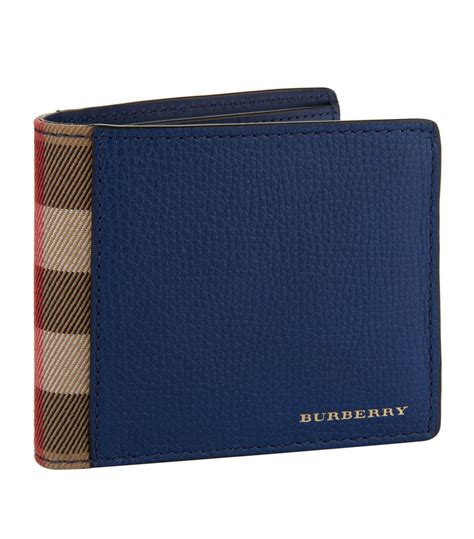 burberry check wallet mens|leather burberry wallet.